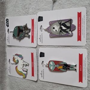 Hallmark Metal Christmas Ornament Sally Jack Boba Fett Rainbow Unicorn